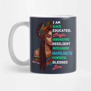 I Am Black Woman Afrocentric Mug